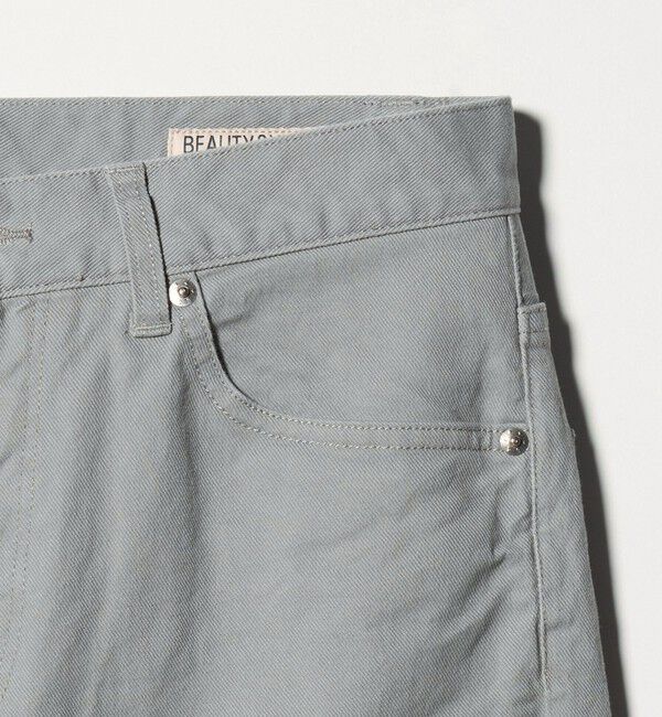 BEAUTY&YOUTH UNITED ARROWS「ストレッチ カツラギ 5ポケット スリムパンツ NO.1」|チノ|