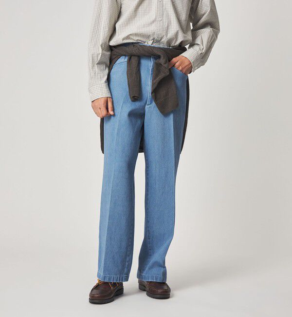 STEVEN ALAN「＜Steven Alan＞ デニム Lポケット スラックス」|デニム|