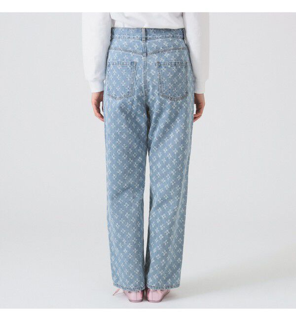 Ray BEAMS 「ジャカード デニム パンツ」|デニム|