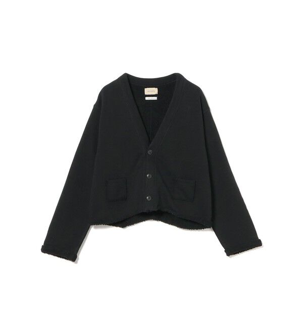 BEAMSBOY「maturely / カット オフ ジャージー カーディガン」|スウェット・ジャージ|