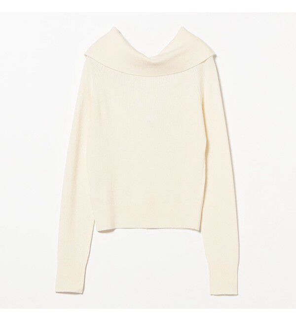 Ray BEAMS 「リブ オフショルダー プルオーバー」|ニット・セーター|