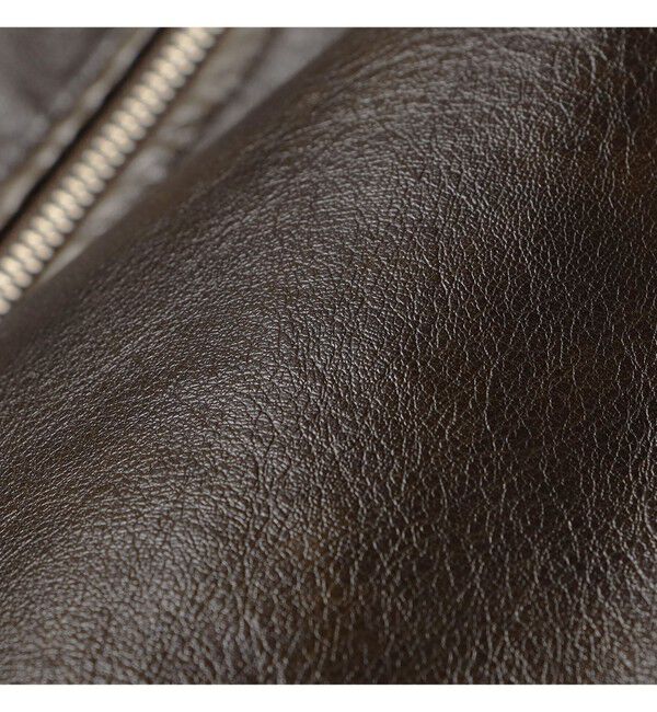 Ray BEAMS 「フェイクレザー フライト ジャケット」|ブルゾン・スタジャン|