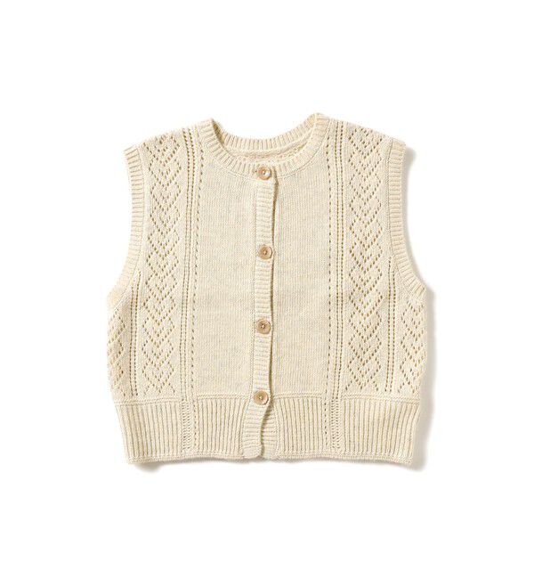 BEAMSBOY「レース ニット ベスト」|ベスト・ジレ|