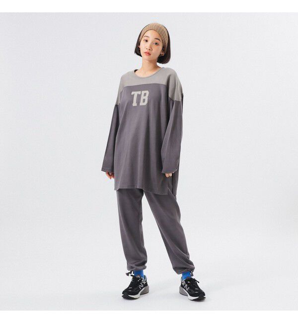 BEAMSBOY「ロゴ イージーパンツ」|チノ|