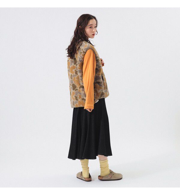 BEAMSBOY「ジャガード ボア プルオーバー」|ベスト・ジレ|