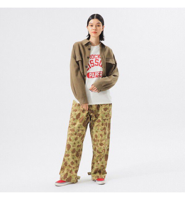 BEAMSBOY「ショート ヘリンボーン CPO ジャケット」|ブルゾン・スタジャン|