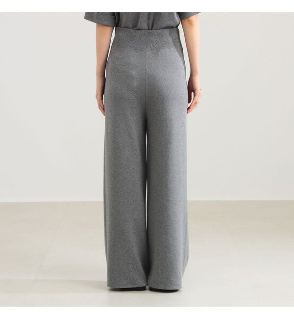 Demi-Luxe BEAMS 「AK+1 / スムース ニットパンツ」|チノ|