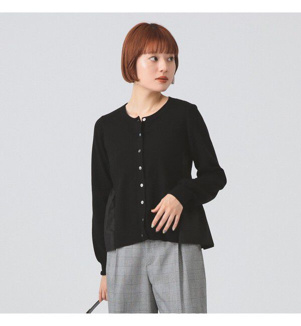 Ray BEAMS 「異素材 キリカエ カーディガン」|カーディガン|