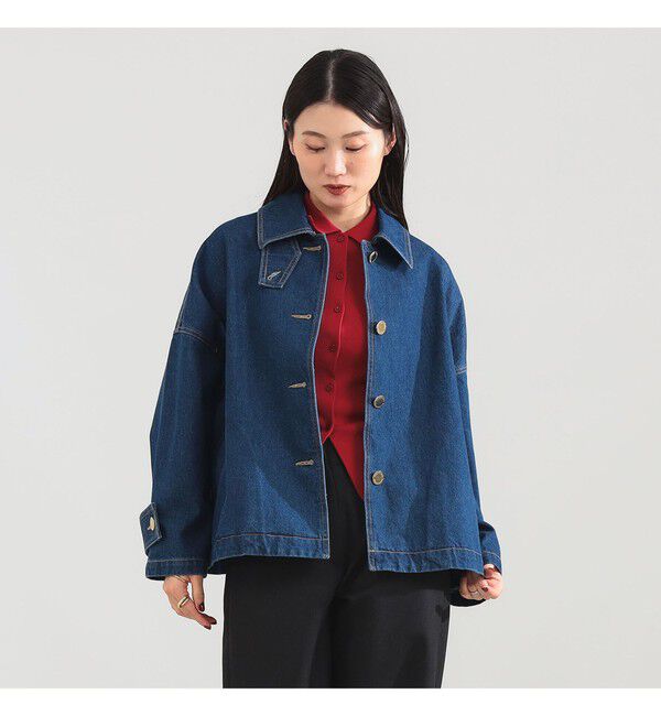Demi-Luxe BEAMS 「Traditional Weatherwear / Malton デニムブルゾン」|ブルゾン・スタジャン|VINTAGE_BLUE