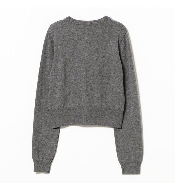 Ray BEAMS 「アーガイル クルーネック カーディガン」|カーディガン|