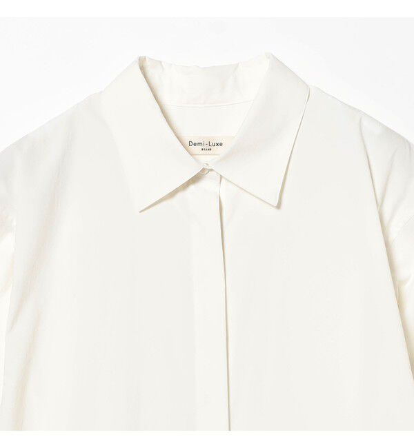 Demi-Luxe BEAMS 「フリルヘム シャツ ワンピース」|ワンピース|