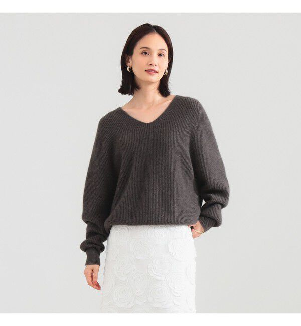 Demi-Luxe BEAMS 「フォックスウール ホールガーメント ニット」|ニット・セーター|