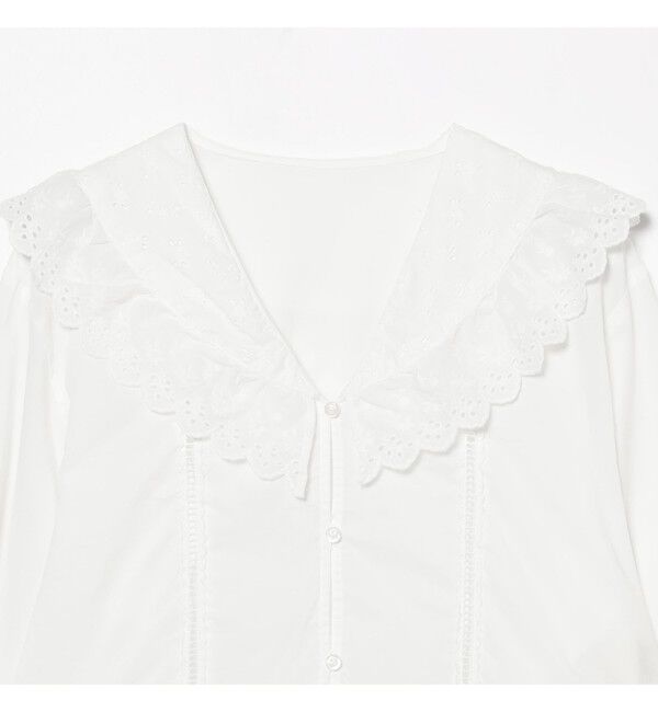 BEAMSBOY「カットワーク ブラウス」|シャツ・ブラウス|