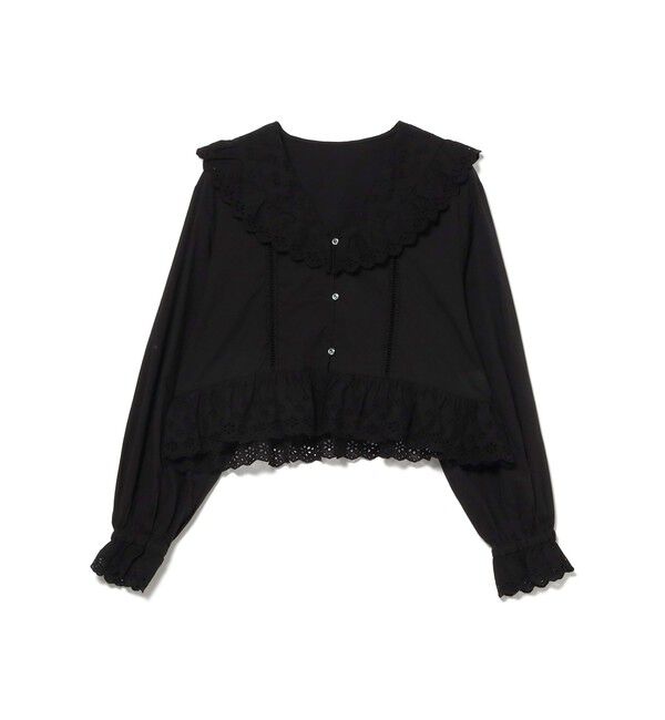 BEAMSBOY「カットワーク ブラウス」|シャツ・ブラウス|