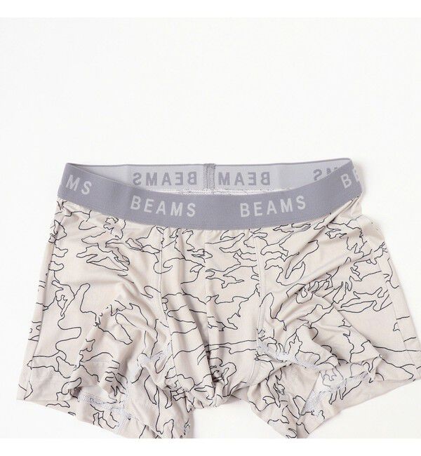 BEAMS「2トーン カモ ボクサーパンツ」|インナー|
