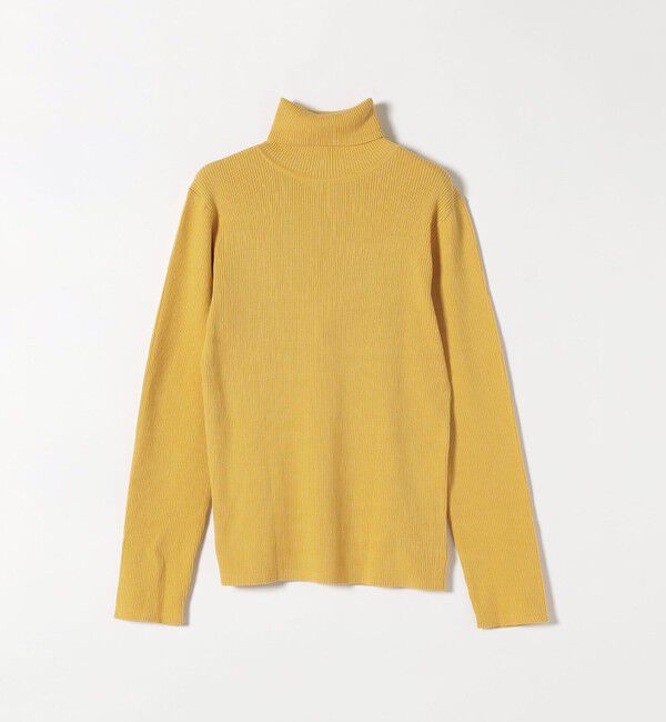 SHIPS any「SHIPS any:〈手洗い可能〉デリケート リブ タートルネック ニット プルオーバー」|ニット・セーター|イエロー