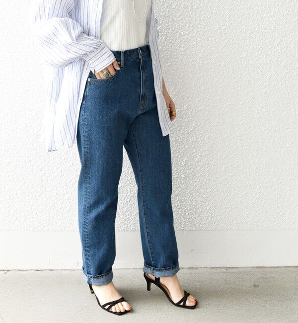 SHIPS any「SHIPS any: ハイライズ デニムパンツ［SHIPS any DENIM］」|デニム|