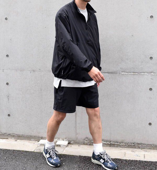 SHIPS any「SHIPS any: 〈撥水・透湿・軽量〉PERTEX(R) ハーフジップ プルオーバー ブルゾン (セットアップ対応)◇」|ブルゾン・スタジャン|