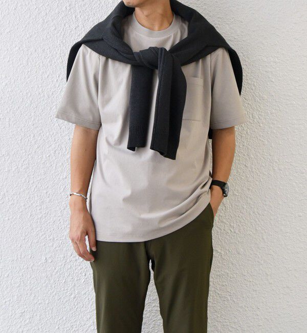 SHIPS any「SHIPS any:〈接触冷感/遮熱/UVカット機能等〉サマーファンクション ポケット Tシャツ 26SS◆」|Tシャツ・カットソー|