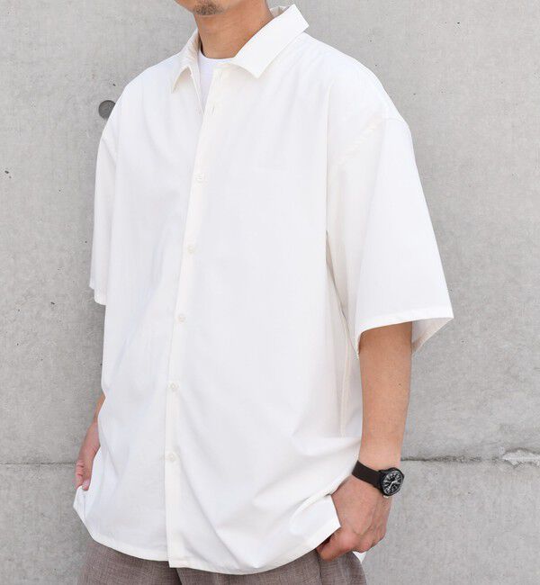 SHIPS any「SHIPS any: バンブー レーヨン ルーズ ハーフスリーブ シャツ ［BRIOS］◇」|シャツ・ブラウス|