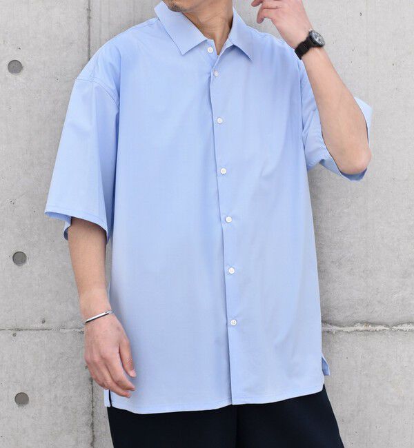 SHIPS any「SHIPS any: バンブー レーヨン ルーズ ハーフスリーブ シャツ ［BRIOS］◇」|シャツ・ブラウス|