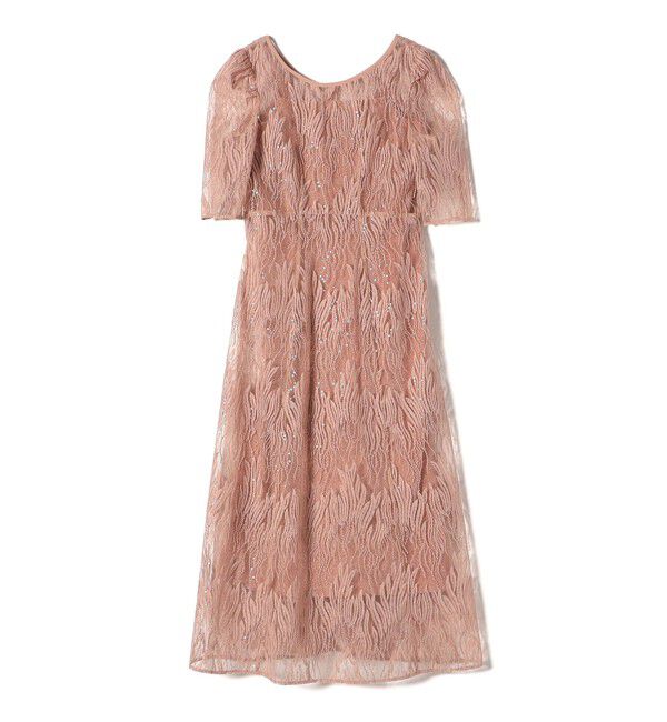 SHIPS for women「kaene:スパンコール 刺繍 ワンピース（セレモニー対応可）」|ワンピース|