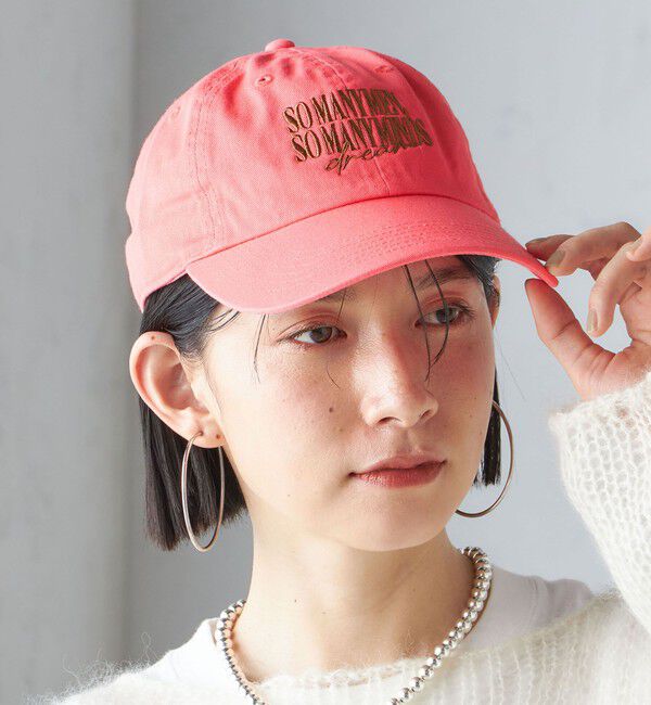 SHIPS for women「刺繍 ロゴ キャップ 24FW」|キャップ・キャスケット|