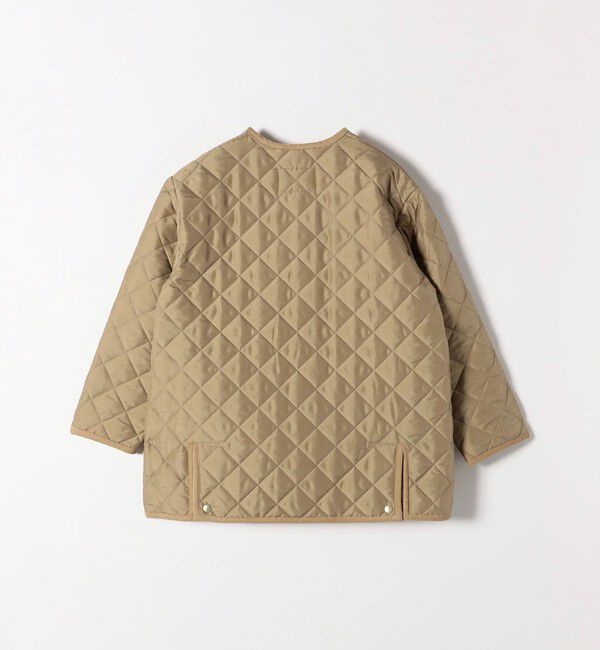 SHIPS any「Traditional Weatherwear: ARKLEY キルティング ミドル ノーカラー コート」|ノーカラーコート|