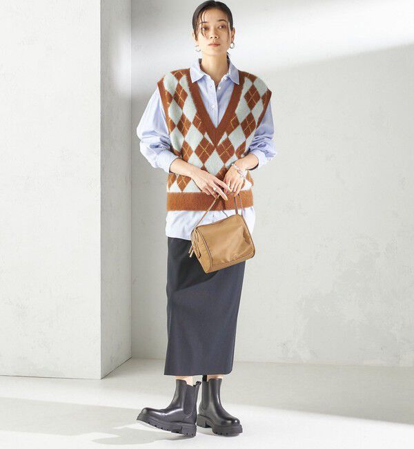 SHIPS for women「〈洗濯機可能〉ピン オックス 刺繍 シャツ」|シャツ・ブラウス|