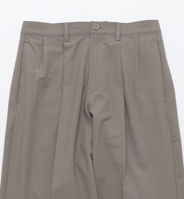 SHIPS「City Ambient Products: ツイル 2タック ワイド スラックス」|スラックス|