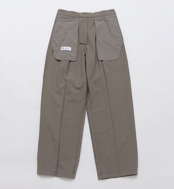 SHIPS「City Ambient Products: ツイル 2タック ワイド スラックス」|スラックス|