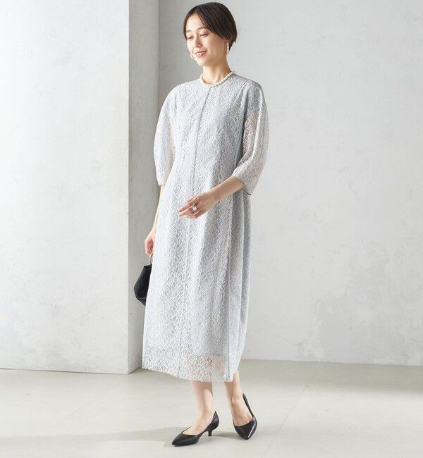 SHIPS for women「〈手洗い可能〉レース ワンピース」|ワンピース|