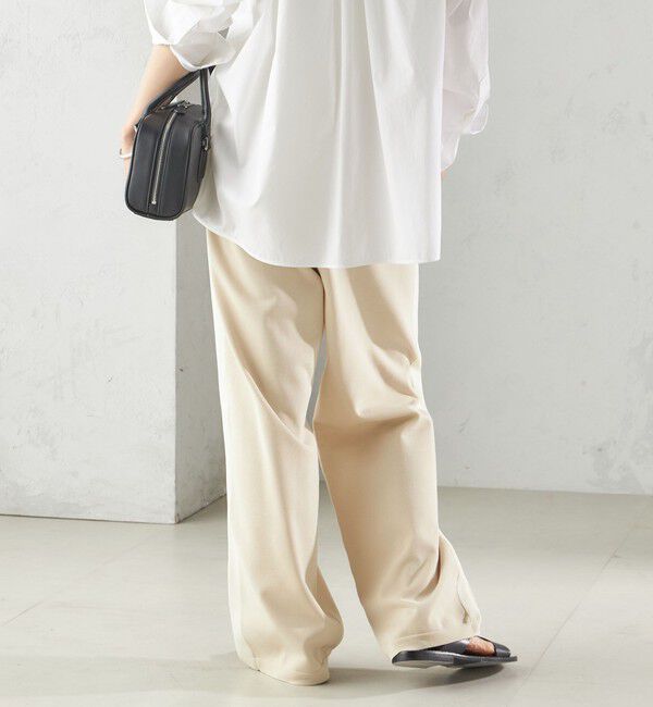 SHIPS for women「〈手洗い可能〉サイドライン ニット パンツ」|その他|