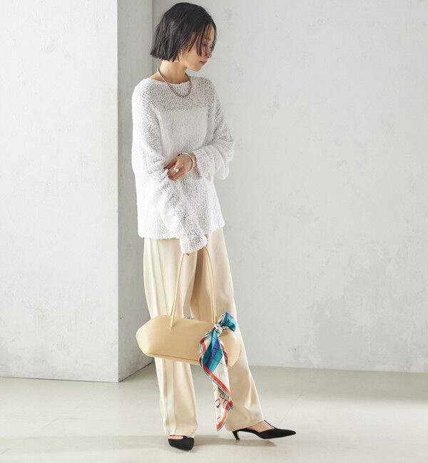 SHIPS for women「〈手洗い可能〉サイドライン ニット パンツ」|その他|