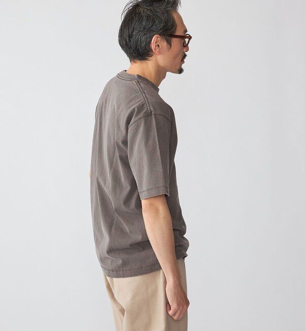 SHIPS「SHIPS: コットン USA クルーネック ポケット ピグメント Tシャツ」|Tシャツ・カットソー|