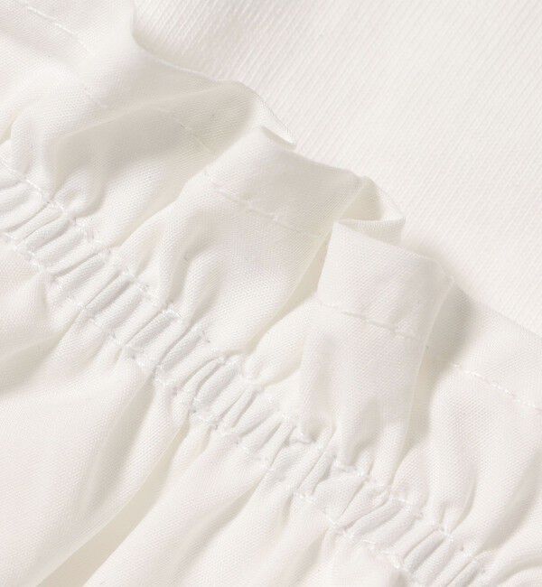 SHIPS Colors 「SHIPS Colors:〈手洗い可能〉ドッキング ペプラム ショートスリーブ トップス◇」|Tシャツ・カットソー|