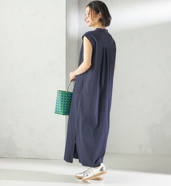 SHIPS for women「〈手洗い可能〉ACAR リップル タック ワンピース」|ワンピース|