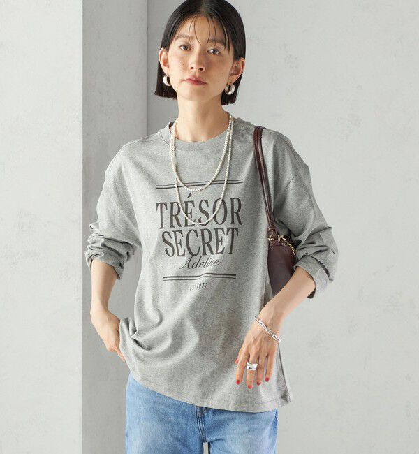 SHIPS for women「【SHIPS別注】Champion: プリント ロングスリーブ TEE」|Tシャツ・カットソー|