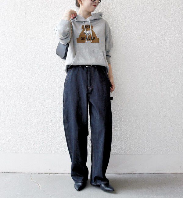 SHIPS any「《一部追加予約》【SHIPS any別注】THE KNiTS:〈洗濯機可能〉ロゴプリント フーディー パーカー」|パーカー|