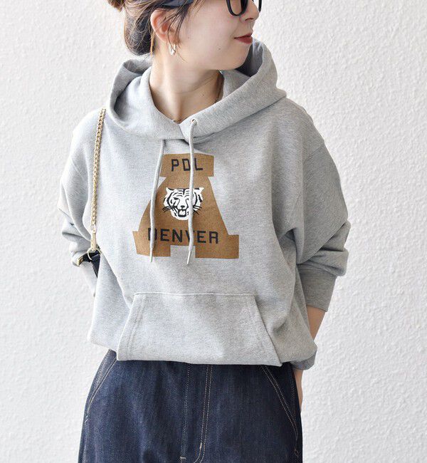 SHIPS any「《一部追加予約》【SHIPS any別注】THE KNiTS:〈洗濯機可能〉ロゴプリント フーディー パーカー」|パーカー|