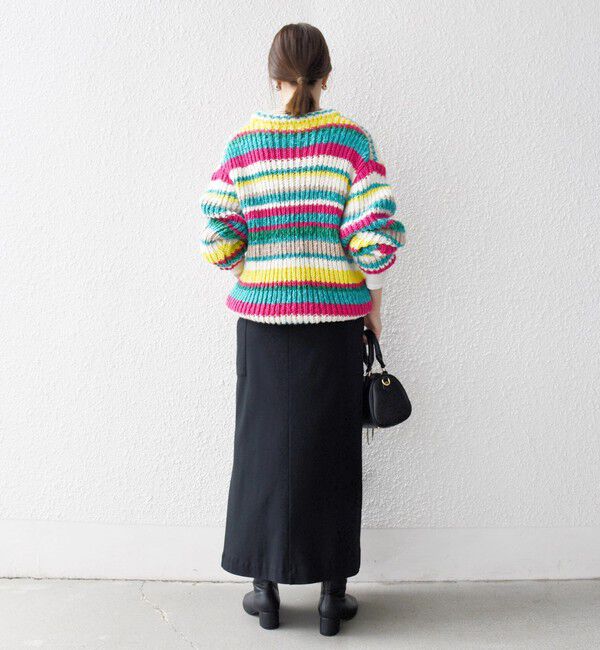 SHIPS any「SHIPS any:〈手洗い可能〉ロービング ルーズ ニット プルオーバー」|ニット・セーター|