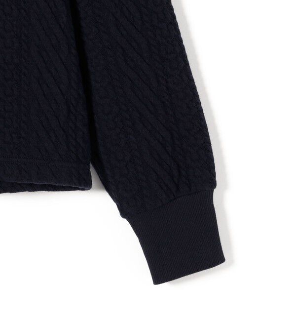 SHIPS for women「【WEB限定】〈手洗い可能〉ケーブル ジャージー ポロ プルオーバー」|Tシャツ・カットソー|