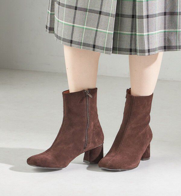 SHIPS for women「MARIAN: オブリーク トゥ ブーツ」|ショートブーツ|