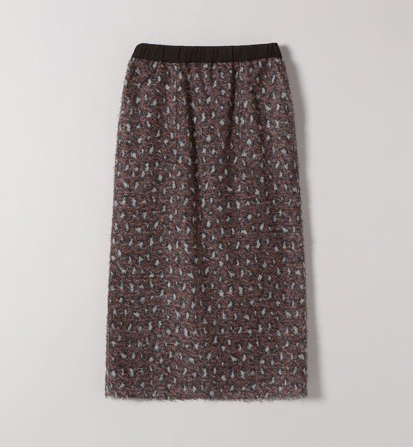 SHIPS any「SHIPS any:〈手洗い可能〉レオパード ジャカード Iライン イージー スカート」|タイト|