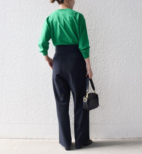 SHIPS any「SHIPS any:〈洗濯機可能〉ウォーム ストレッチ ハイウエスト 2タック パンツ」|その他|