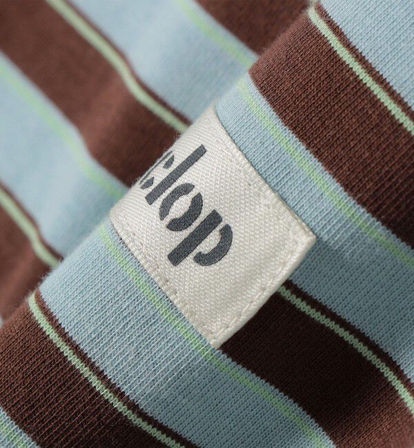 SHIPS for women「《予約》【WEB限定】マルチ ボーダー 5分袖 TEE」|Tシャツ・カットソー|