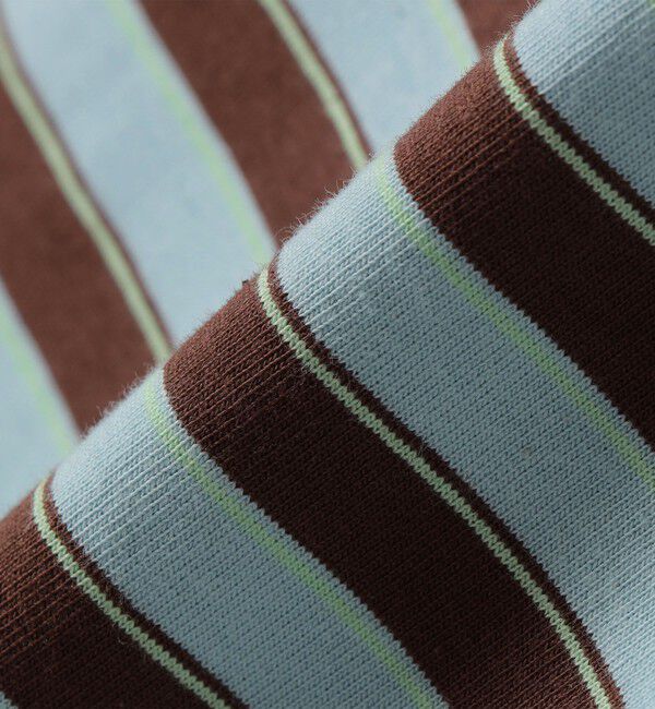 SHIPS for women「《予約》【WEB限定】マルチ ボーダー 5分袖 TEE」|Tシャツ・カットソー|