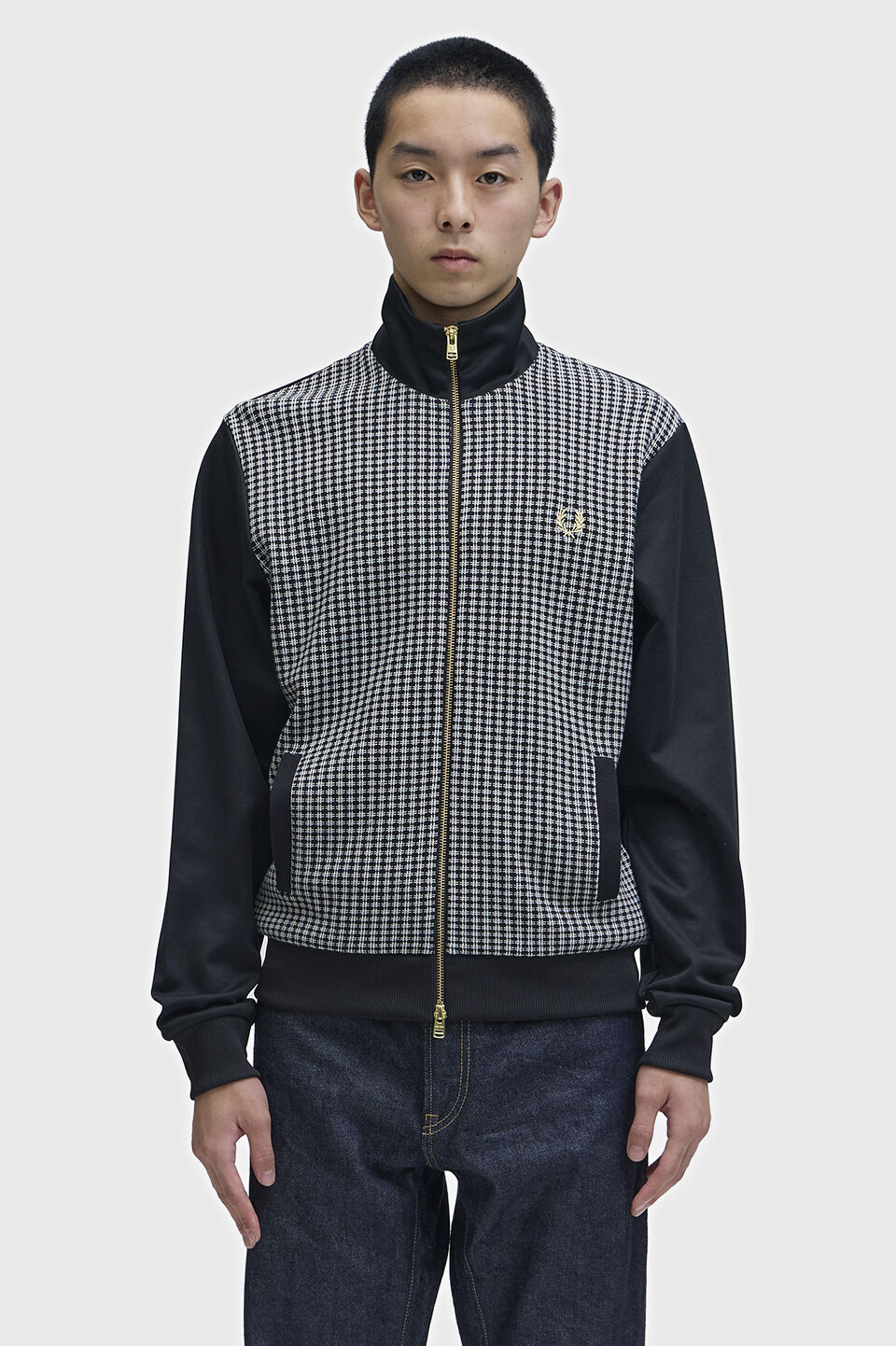 FRED PERRY 「Knitted Front Track Jacket」|ブルゾン・スタジャン|