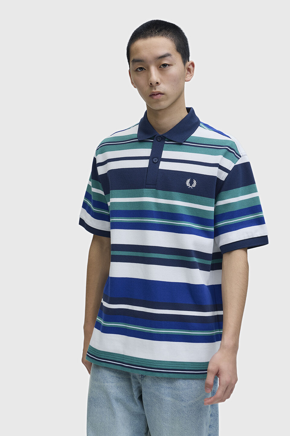 FRED PERRY 「Striped Relaxed Polo Shirt」|ポロシャツ|
