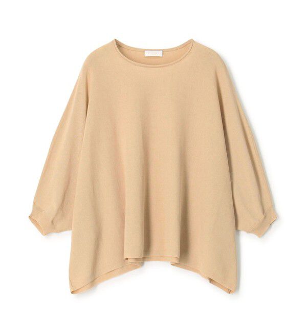 Ballsey「サスティナブルコットンナイロン クルーネックワイドプルオーバー」|ニット・セーター|41 ライトベージュ